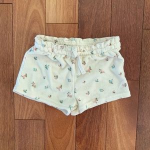 H&M Baby Floral Terry Sweat Shorts 18 Months